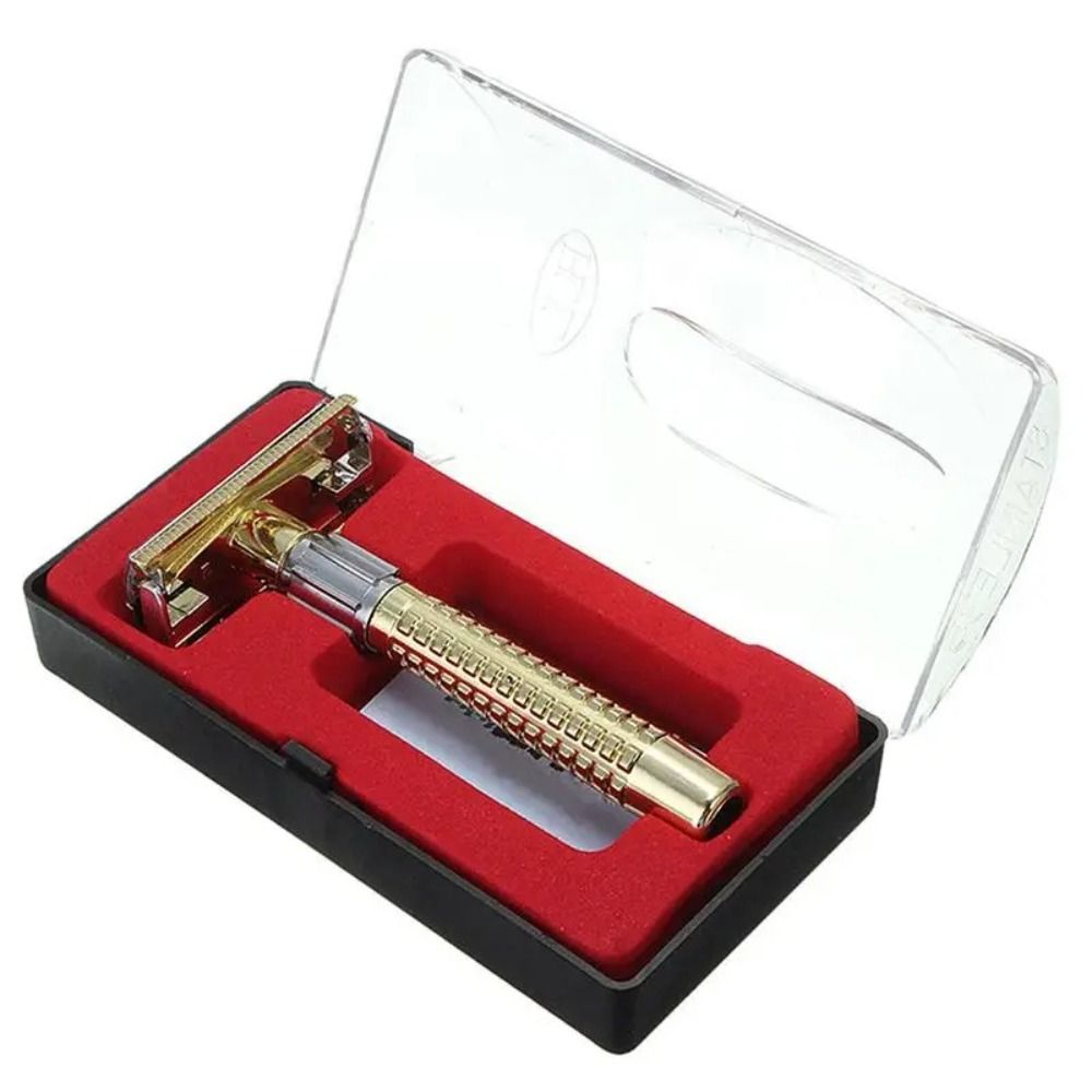Safety Razor Handle - 정교한 레트로 안전 면도기 스테인리스 스틸