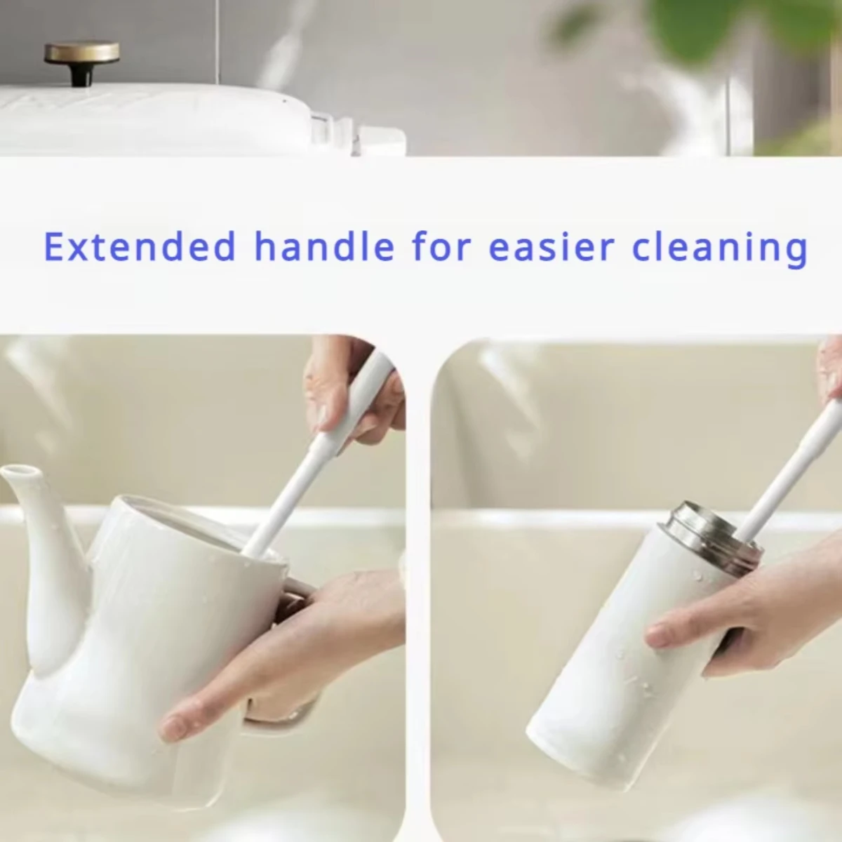 Reusable Bottle - 긴 손잡이가 달린 접이식 360도 회전형