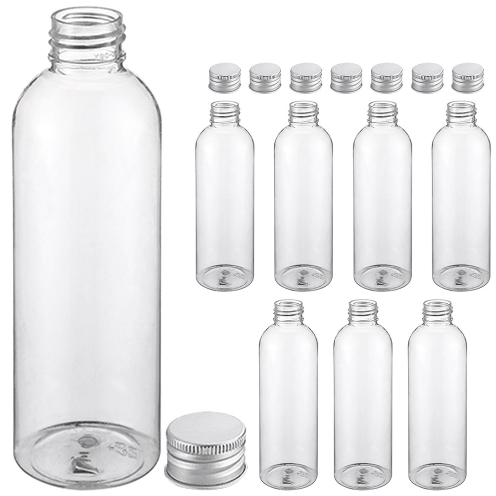 Reusable Bottle - 알루미늄 캡이 달린 투명한 플라스틱 음료용기
