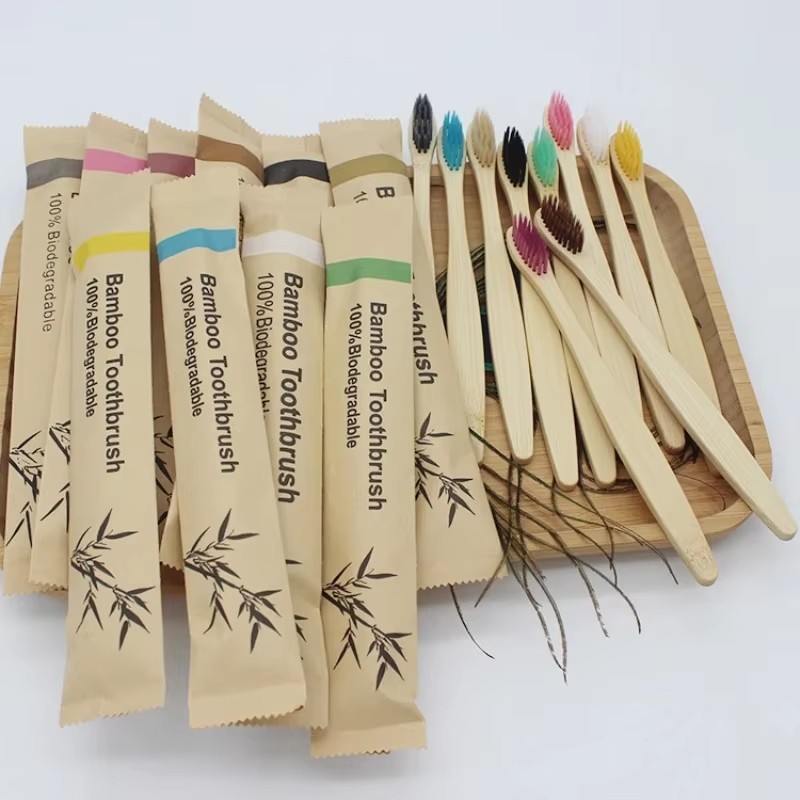 5개 또는 15개 세트, 다채로운 색상의 친환경 대나무 - Bamboo Toothbrush 리뷰 및 가격