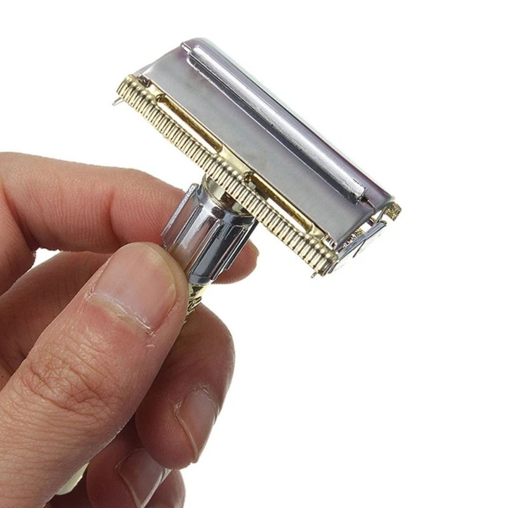 정교한 레트로 안전 면도기 스테인리스 스틸 이중날 면도 - Safety Razor Handle 리뷰 및 가격