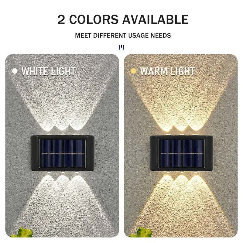 LED 태양광 조명 야외 방수 솔라 벽등 위아래 발광  - Solar Garden Light 리뷰 및 가격