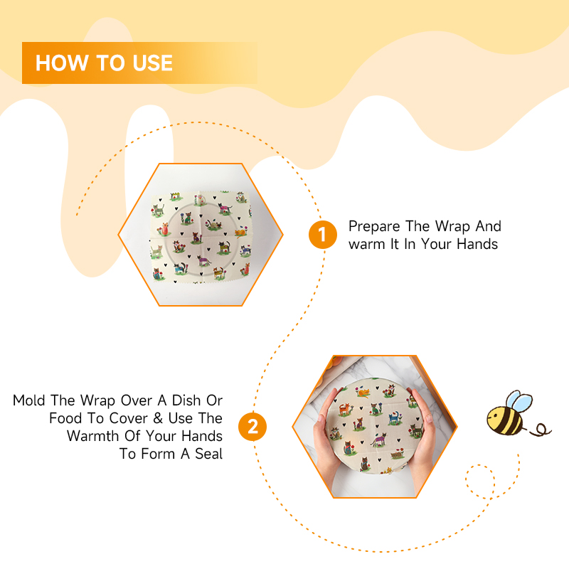 6팩 (2S.) 2M, 2L) 재사용 가능한 밀랍 랩, - Beeswax Wrap 리뷰 및 가격