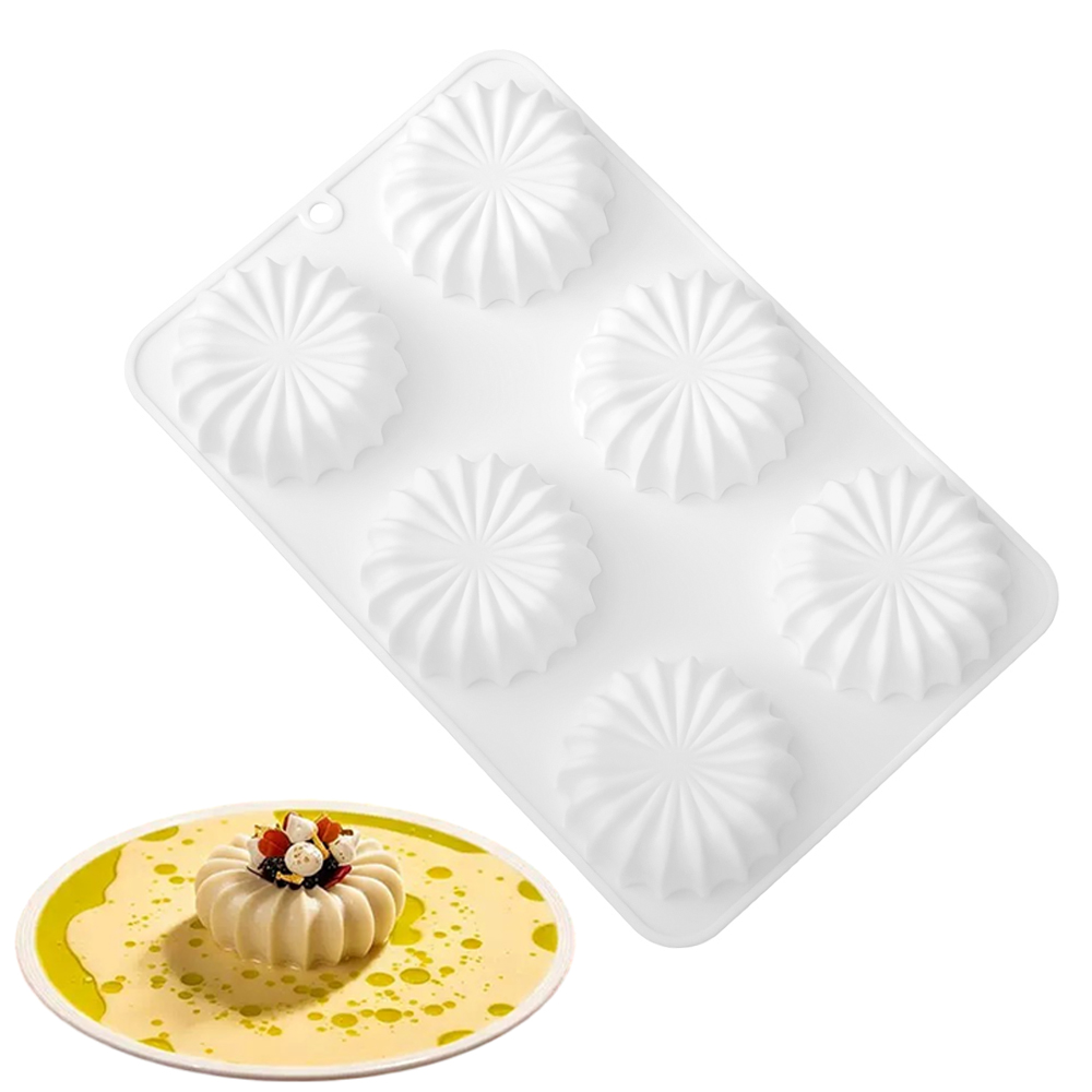 6 셀 톱니 모양의 가장자리가 있는 평평한 원형 디자인 - Eco Soap 리뷰 및 가격