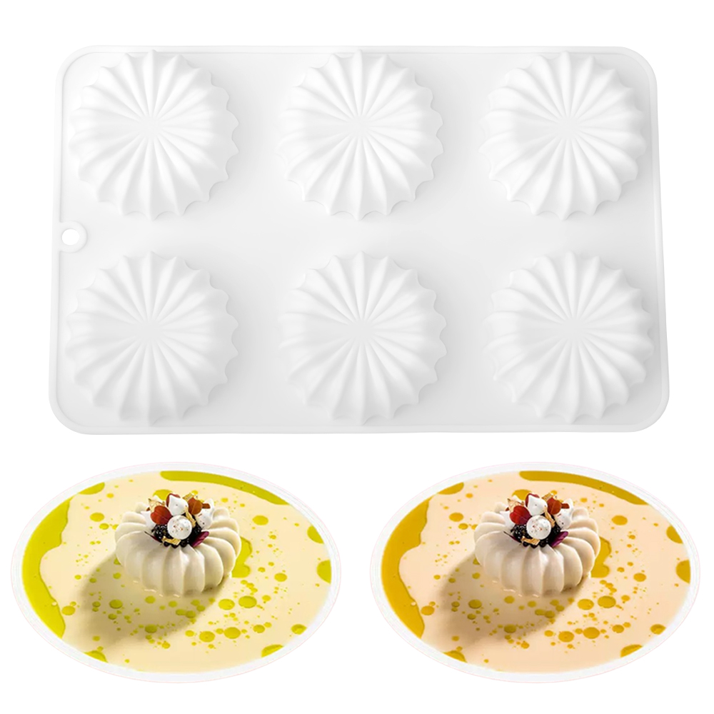 6 셀 톱니 모양의 가장자리가 있는 평평한 원형 디자인 - Eco Soap 리뷰 및 가격