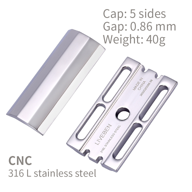 CNC 316L 스테인레스 스틸 더블 에지 안전 면도기 - Safety Razor Handle 리뷰 및 가격