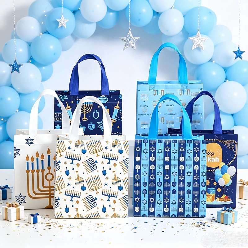 세련된 디자인의 유대교 명절용 부직포 토트백 50개 세 - Reusable Bag 리뷰 및 가격