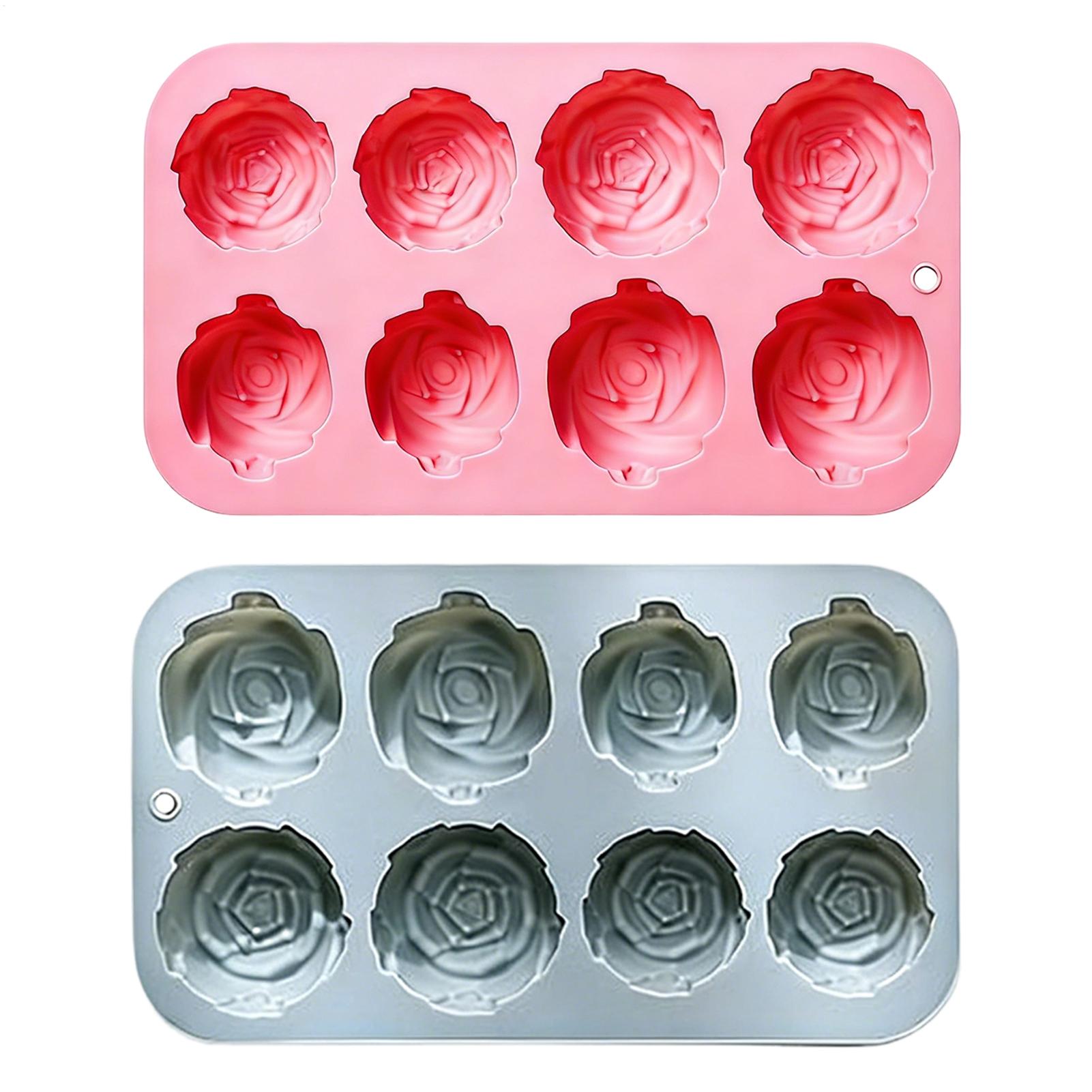 8구 장미꽃 실리콘 몰드 수제 비누 양초 실리콘 몰드  - Eco Soap 리뷰 및 가격