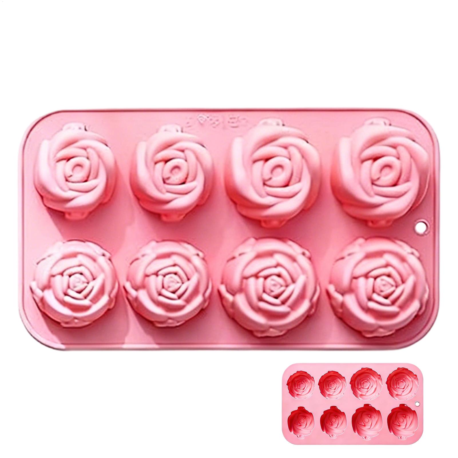 8구 장미꽃 실리콘 몰드 수제 비누 양초 실리콘 몰드  - Eco Soap 리뷰 및 가격