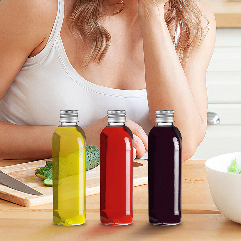 알루미늄 캡이 달린 투명한 플라스틱 음료용기 8개 세트 - Reusable Bottle 리뷰 및 가격