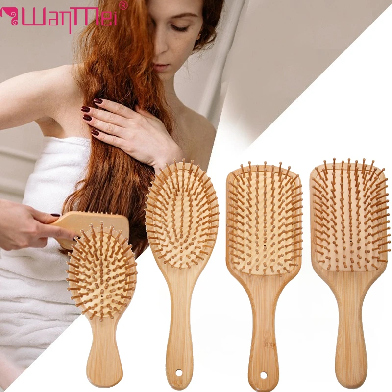 대나무 헤어 브러시 여성용 스타일링 헤어 빗 헤어브러시 - Bamboo Toothbrush 리뷰 및 가격