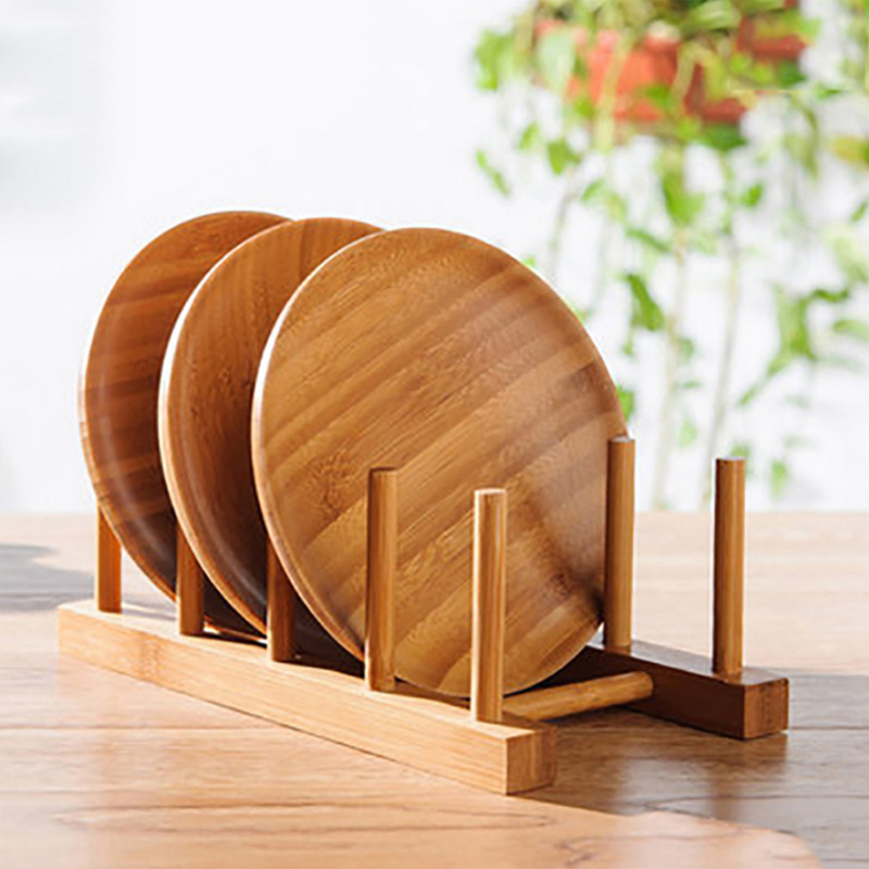 주방 드레이너 랙 접시 냄비 뚜껑 대나무 랙 접시 접시 - Bamboo Cutlery 리뷰 및 가격