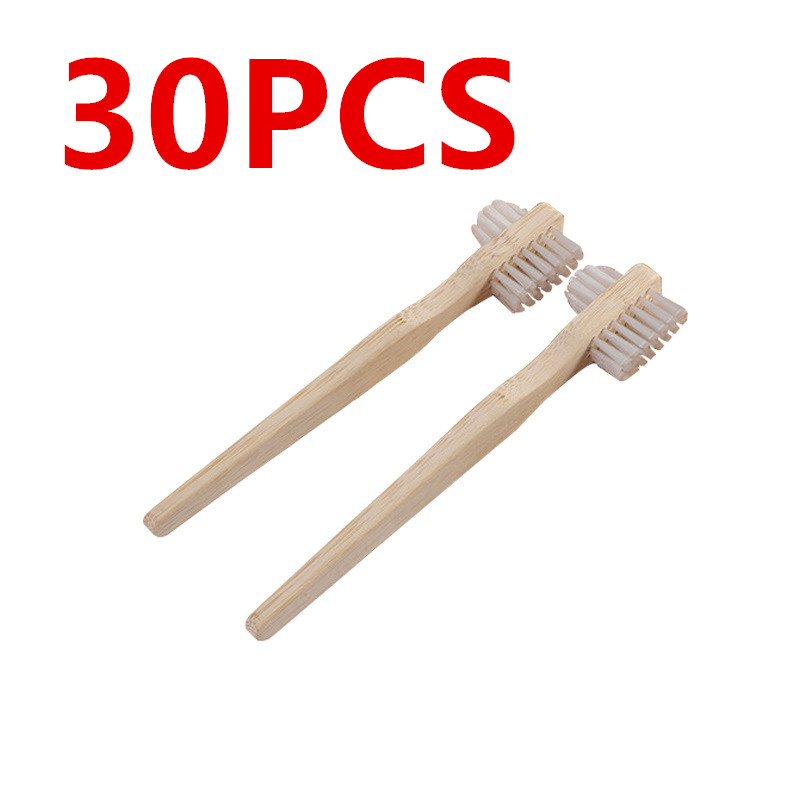 30개입 대나무 손잡이 치과용 칫솔, 양면 사용 가능, - Bamboo Toothbrush 리뷰 및 가격
